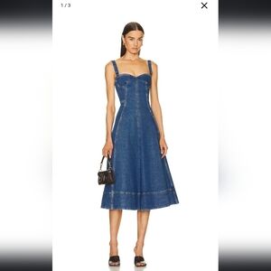 Oscar de la Renta Denim Dress